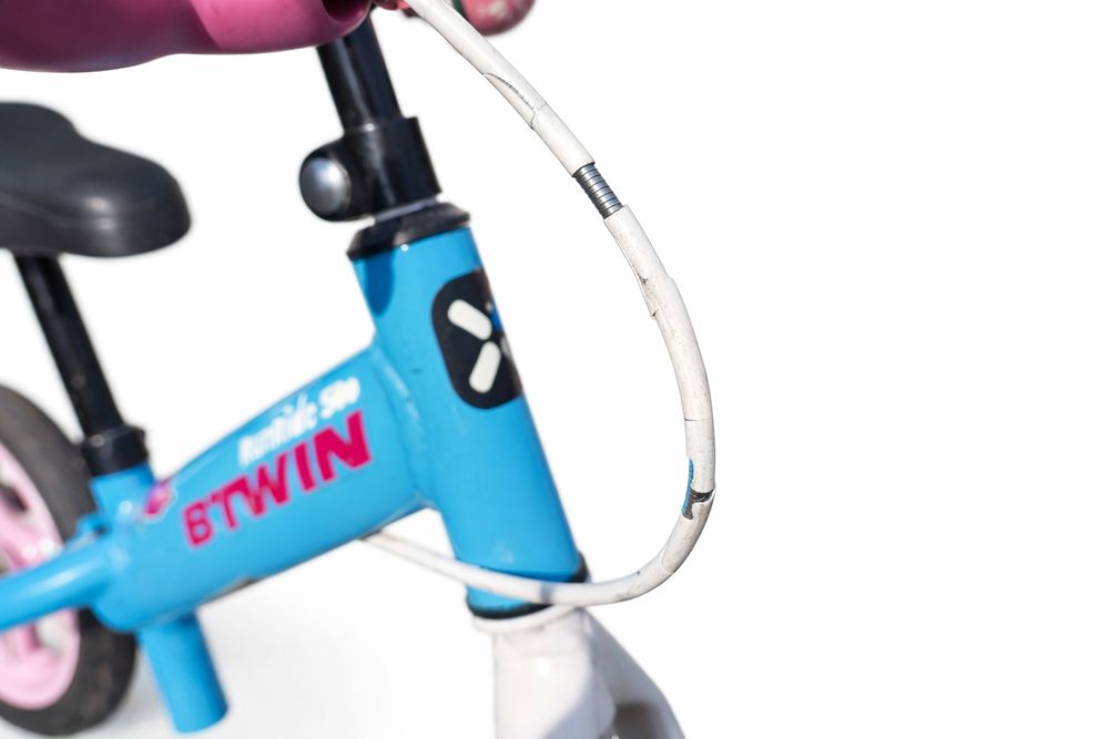 [Rowerek biegowy BTWIN Runride 500, niebiesko-różowy]