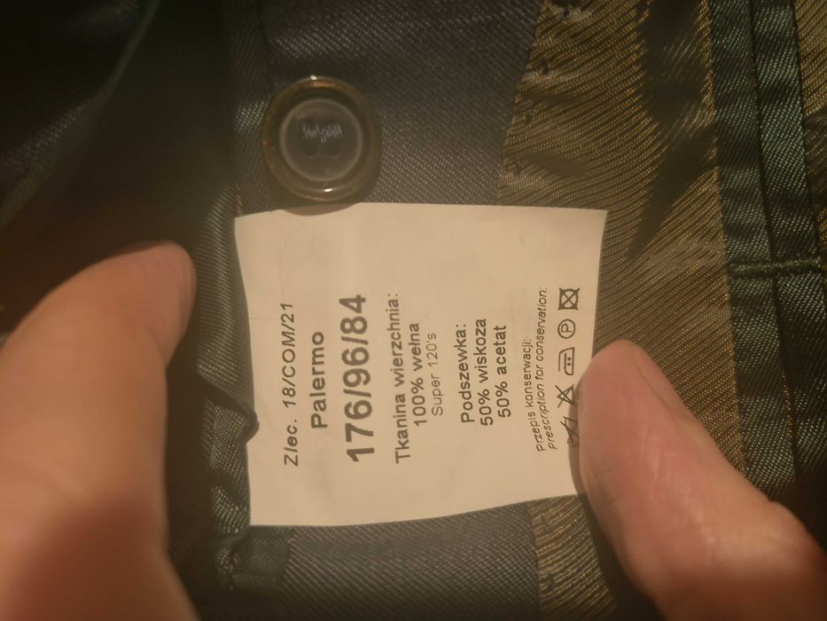 Ekskluzywny Garnitur Evenemen Wełna 100%– komplet 3-częściowy