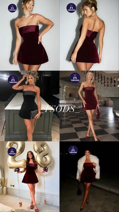 Мини платье велюр Zara Короткое платье на талии Зара бордовое бюстье С