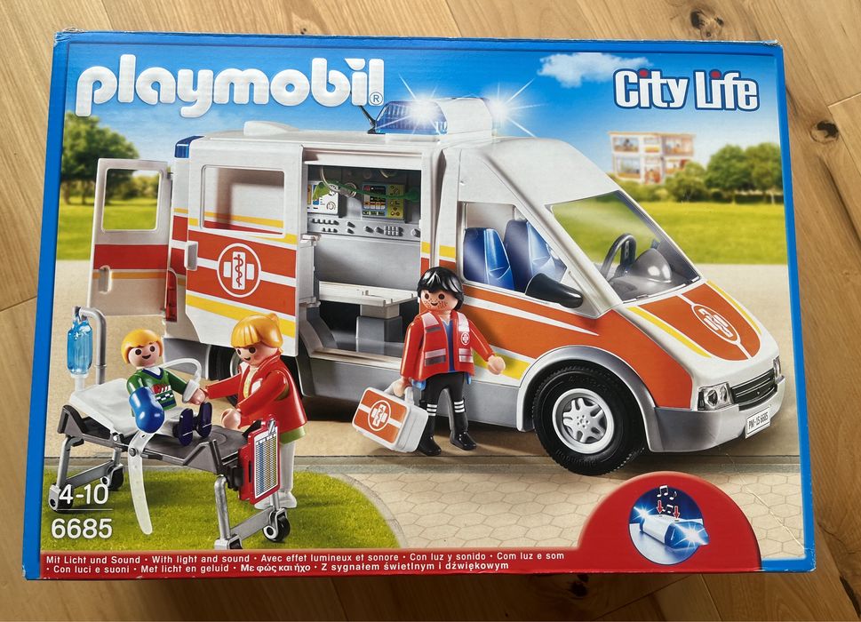 Playmobil 6685 City Life Pogotowie Ambulans ze światłem i dźwiękiem