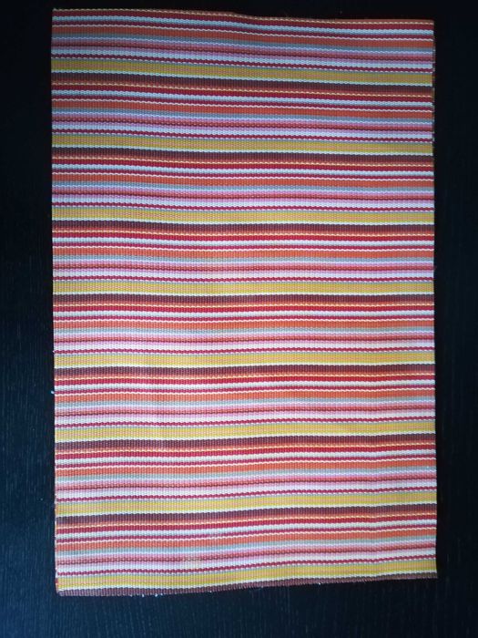 Podkładki na stół czerwono-pomarńczowe