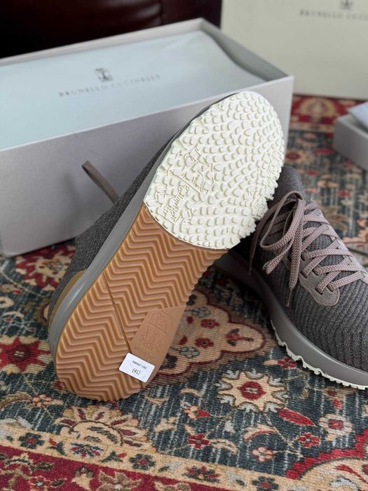 Мужские кроссовки Brunello Cucinelli кеды Брунелло Кучинелли три цвета