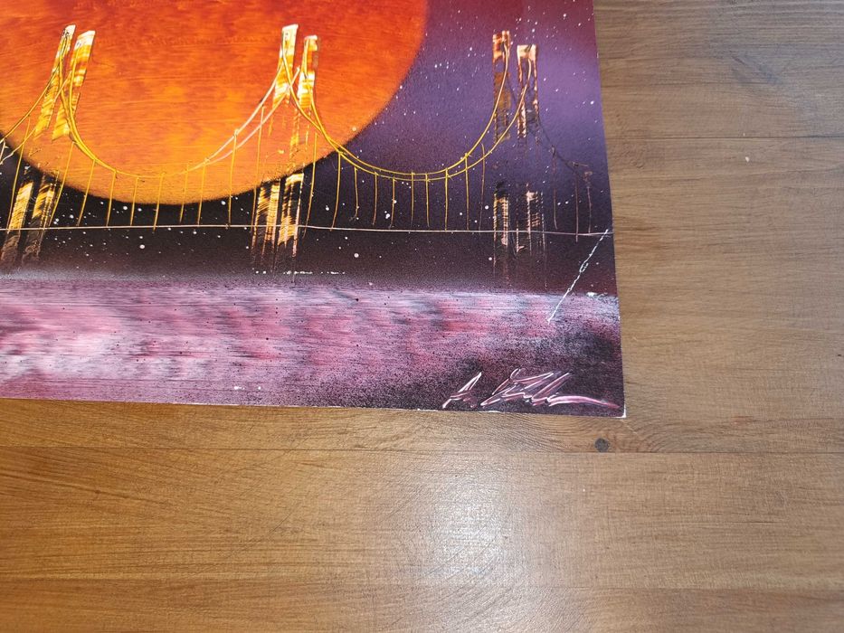 Obraz malowany sprayem - sztuka uliczna