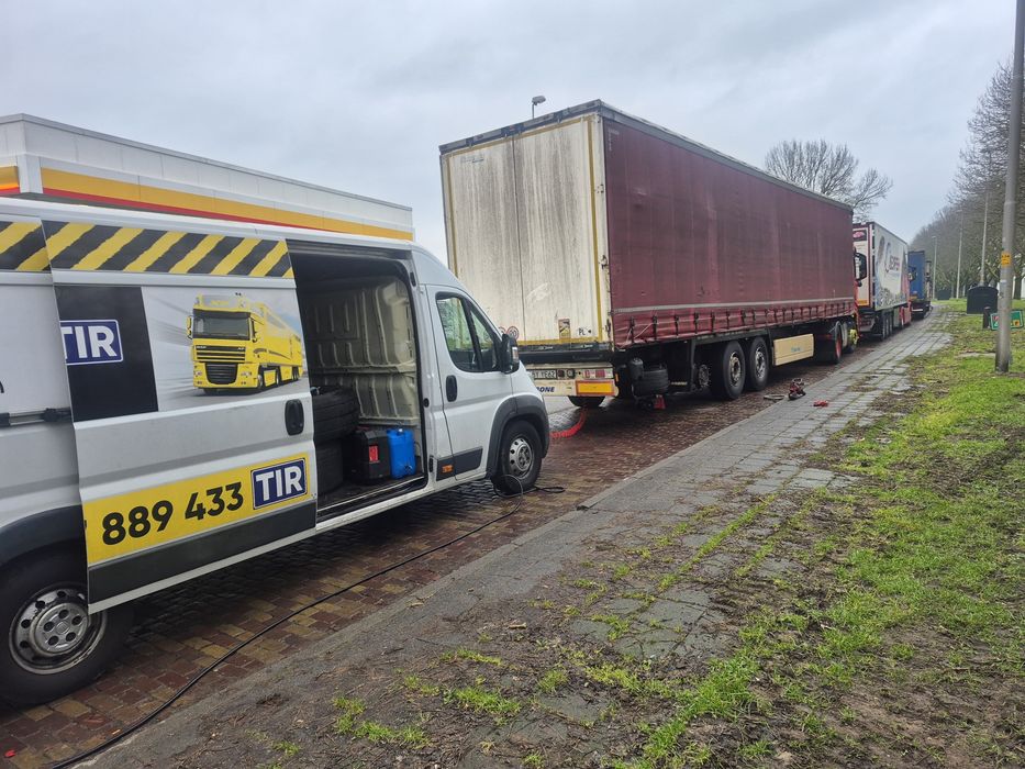 Mobilny Serwis Opon Ciężarowych TIR Holandia Belgia Niemcy