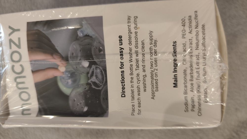 Kapsułki do mycia butelek