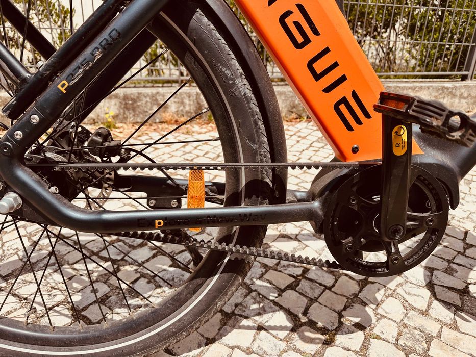 Bicicleta Engwe P275 Pro - Correia Carbono - 435km - como nova