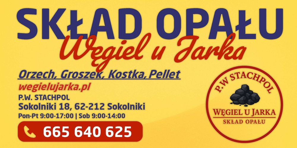 Węgiel Skład opału. Pellet Kostka Groszek Orzech TRANSPORT GRATIS