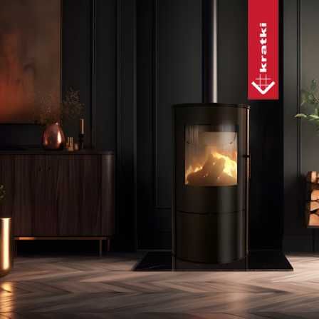 Koza ROLLO kratki kominek piec wolnostojący SUPER CENA wysyłka24h