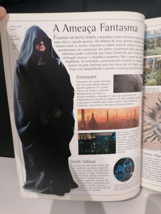 Livro Dicionário visual da Star Wars Guerra das Estrelas Episódio I