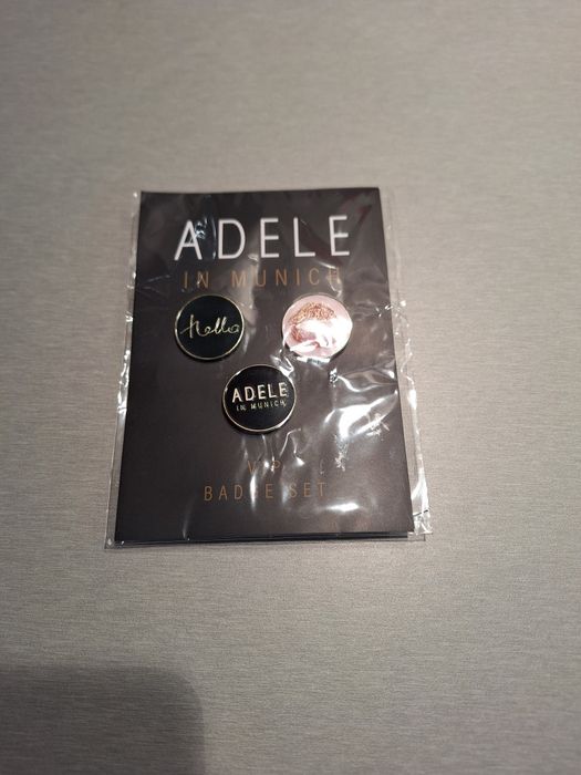 Adele VIP przypinki pin live in Munich