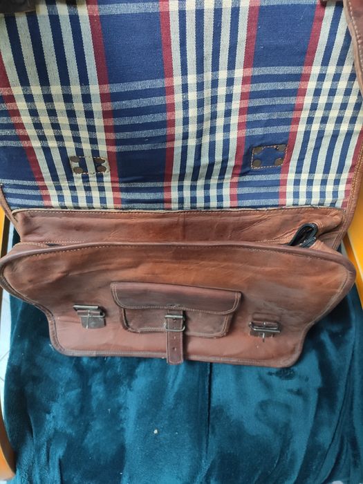 Skórzana torba aktówka