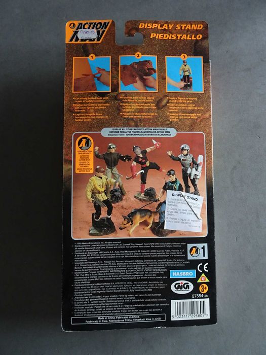 Action Man - Display Stand Piedistallo (nunca brincado)