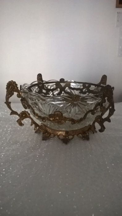 Floreira/centro de mesa/Taça vintage. Anos 50. Lindíssima.