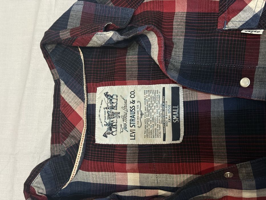 Levi’s Plaid Shirt рубашка левайс