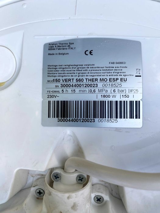 Termoacumulador ARISTON 150 Litros - COMO NOVO