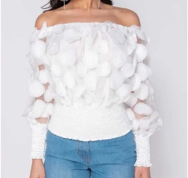 Bluzka hiszpanka koła