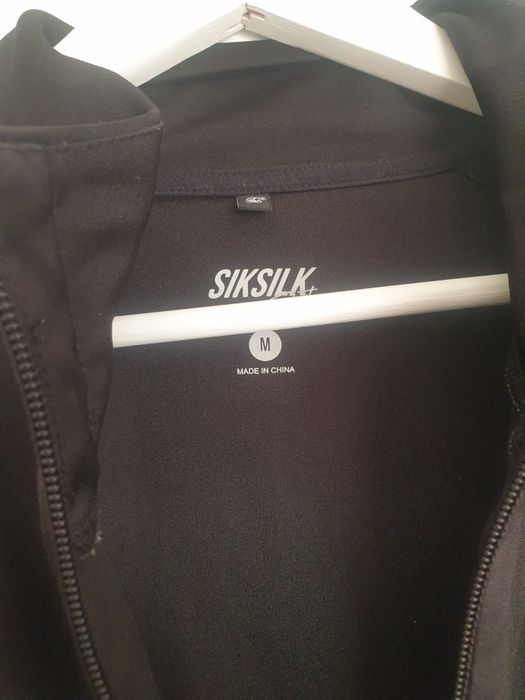 Czarna bluza na zamek męska Siksilk M sportowa