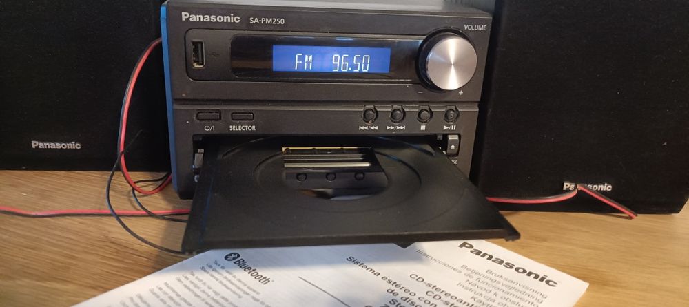 Panasonic SA-PM 250 czarna wieża