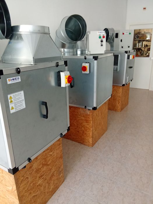 EXTRAÇÃO FUMOS | HKES Filtro Eletrostático  | Exaustor Extrator HORECA