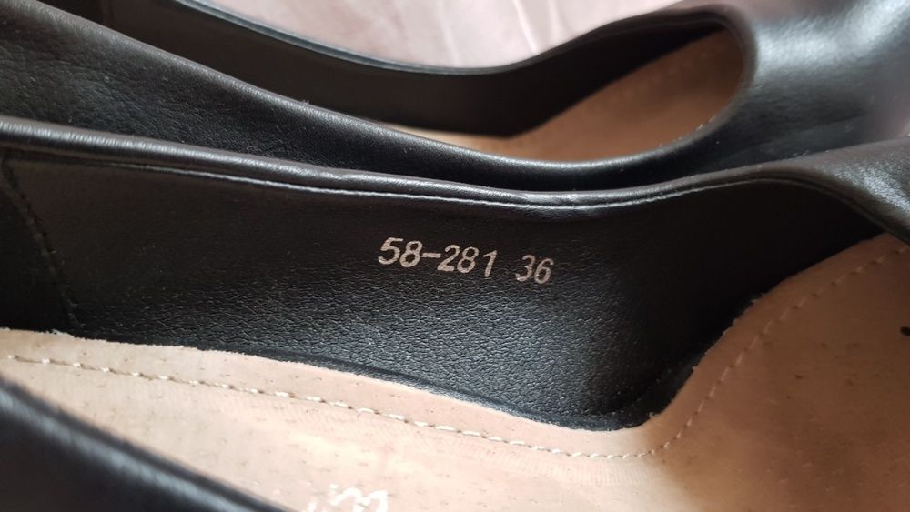 Szpilki czarne roz.36
