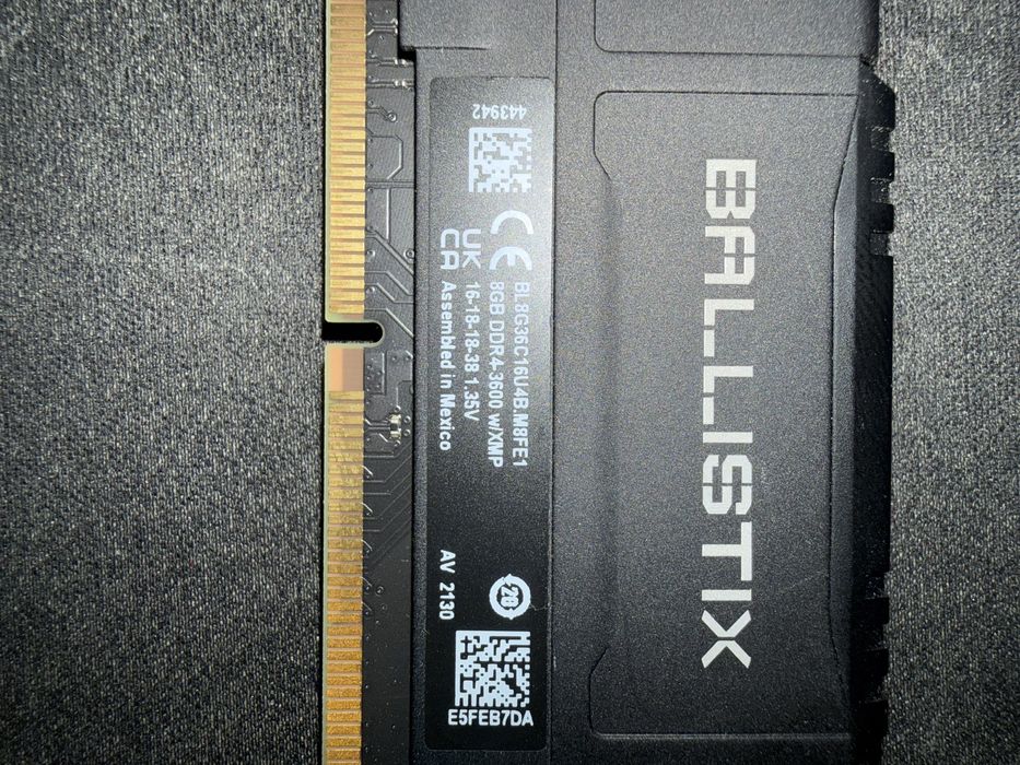 Pamięć RAM Crucial BALLISTIX DDR4 16Gb (2x8Gb) 3600 MHz