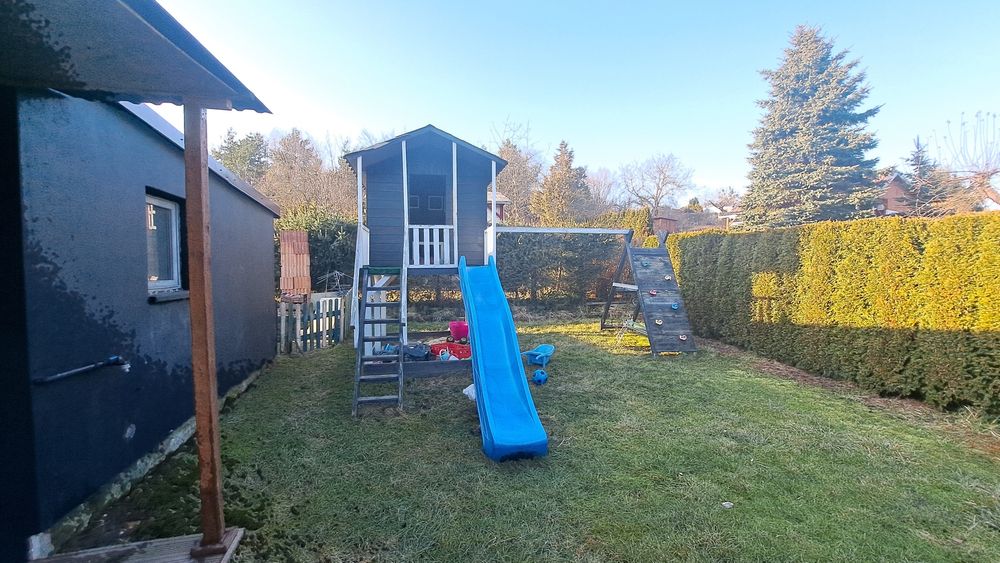 Domek drewniany super zestaw