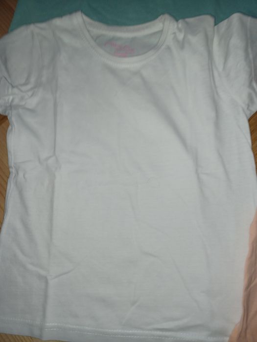 T-shirty 6 sztuk 110-116 dziewczęce