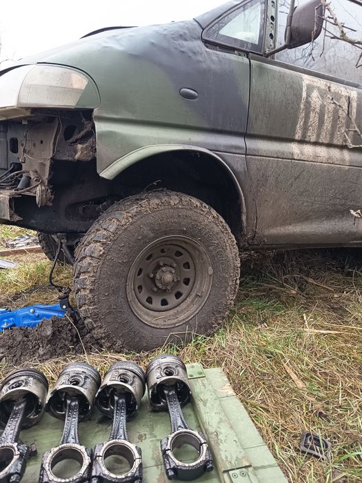 Mitsubishi Delica повний привід, Розбір