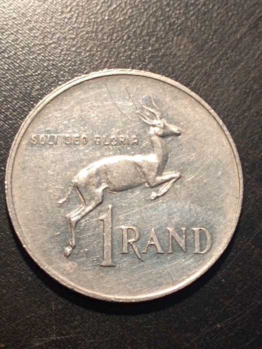 1 Rand - Africa do Sul - 1979	- Niquel - Soberba!