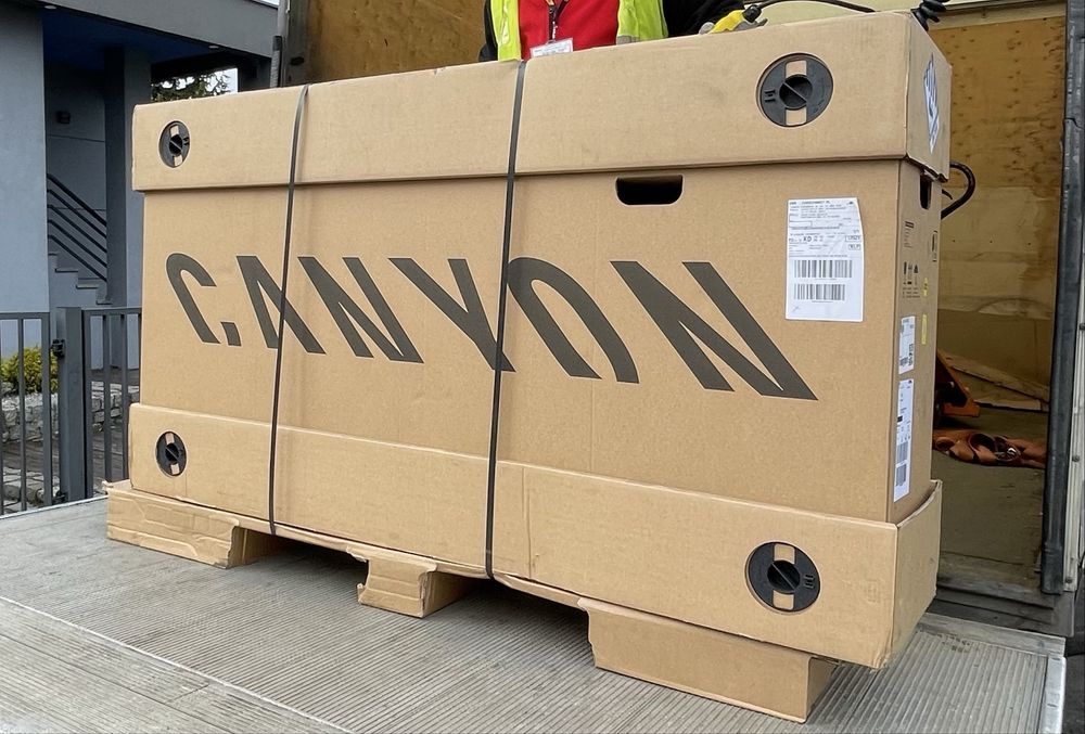 Karton po rowerze Canyon podwojne dno