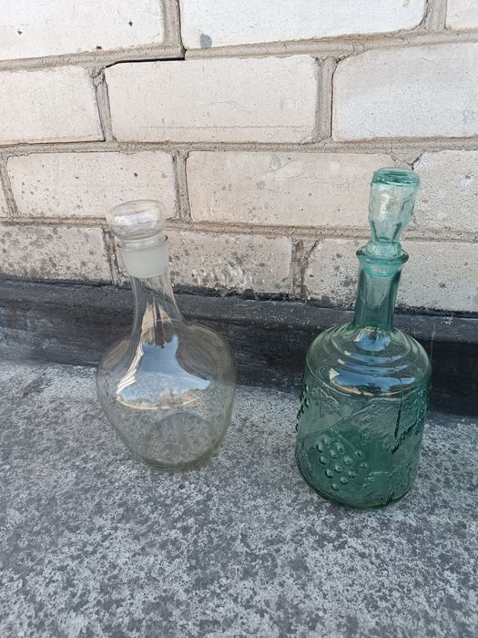 Графин стеклянный для вина раритет СССР