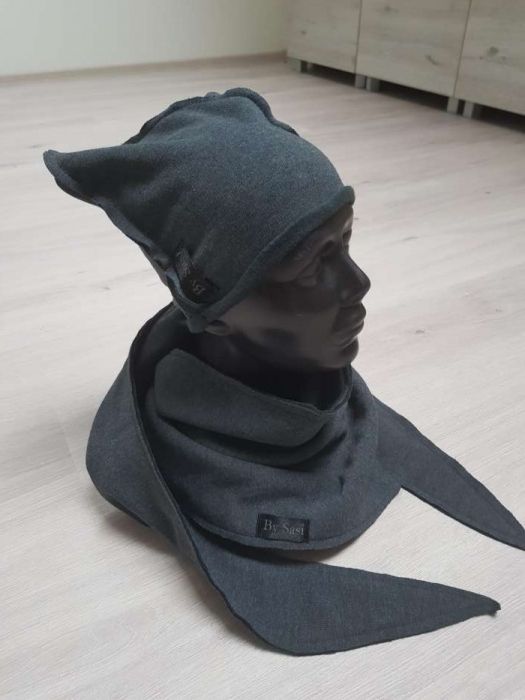 Czapka i szal dziecięca 2-12 lat