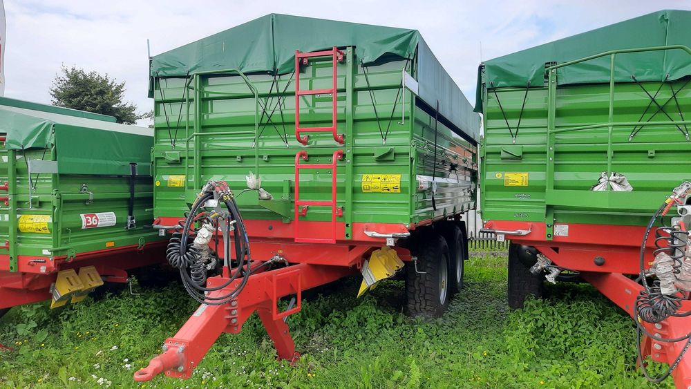 Przyczepa rolnicza 12 ton, tandem PRONAR PT512, NOWA, Gwarancja > Plandeka - GRATIS