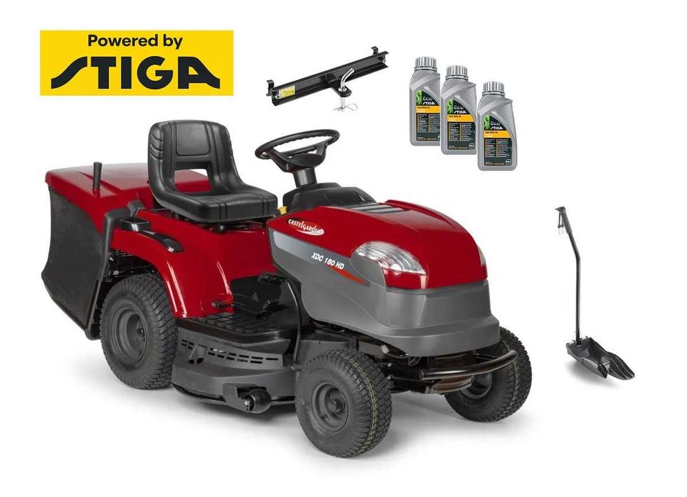 Traktor kosiarka Castelgarden 180 (Stiga 398W) 2-cyl 19HP Hydro /mulcz