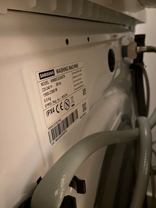 Máquina de Lavar Roupa WW80CGC04DTH Ecobubble 8Kg 1400RPM SAMSUNG