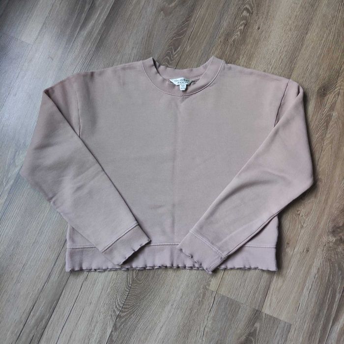 Bluza crop top beżowa XS
