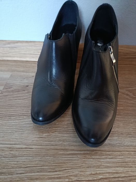 Eleganckie półbuty skóra naturalna 40