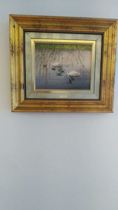 Baixa preço -Pinturas óleo J. GONZÁLEZ