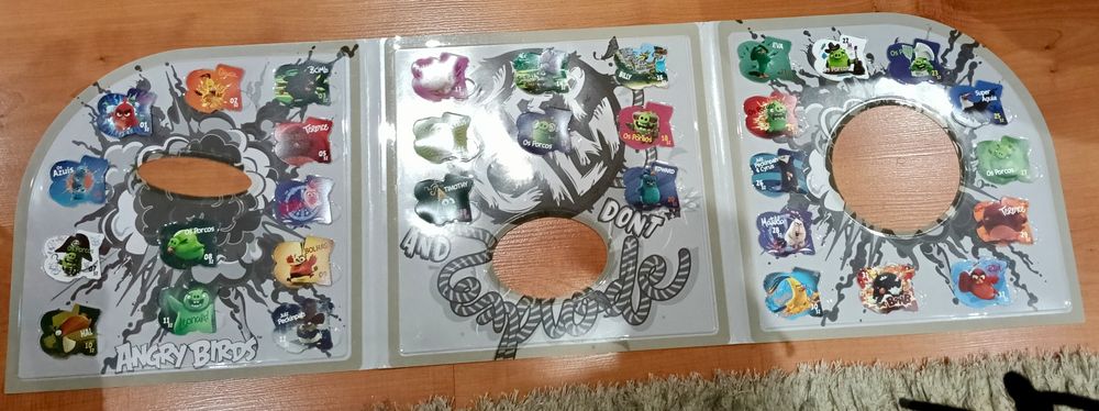 Discos voadores ANGRY BIRDS