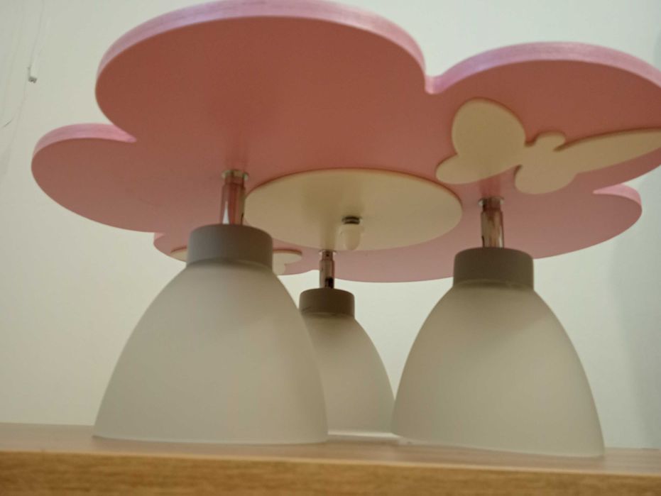 Lampy lampa do pokoju dziecięcego motyle miś