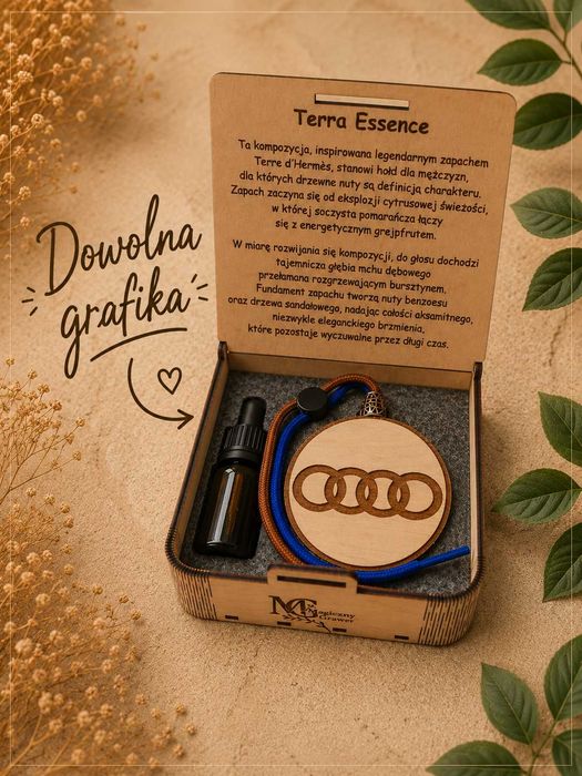 Drewniana Zawieszka Zapachowa do Auta