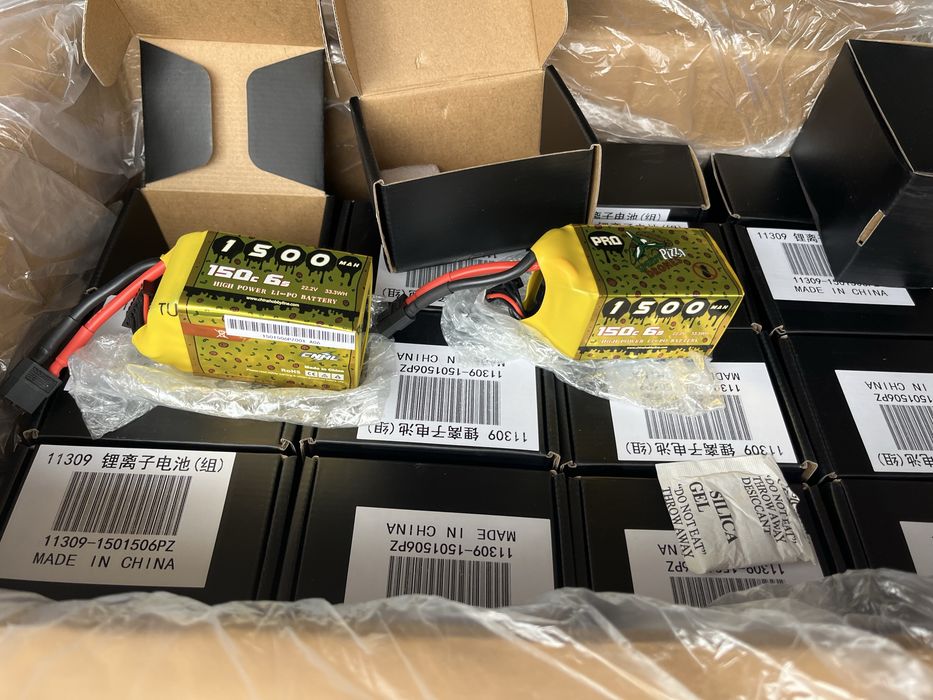 CNHL Pizza Pro 6s 1500mah 150c xt60 batetia lipo