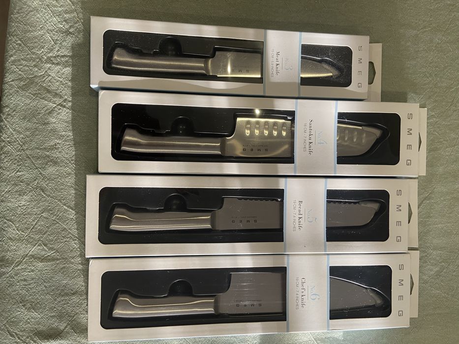 Facas Smeg originais Novas na embalagem