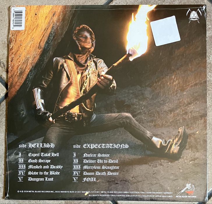 Midnight - Hellish Expectations LP Crimson Red with Black Smoke