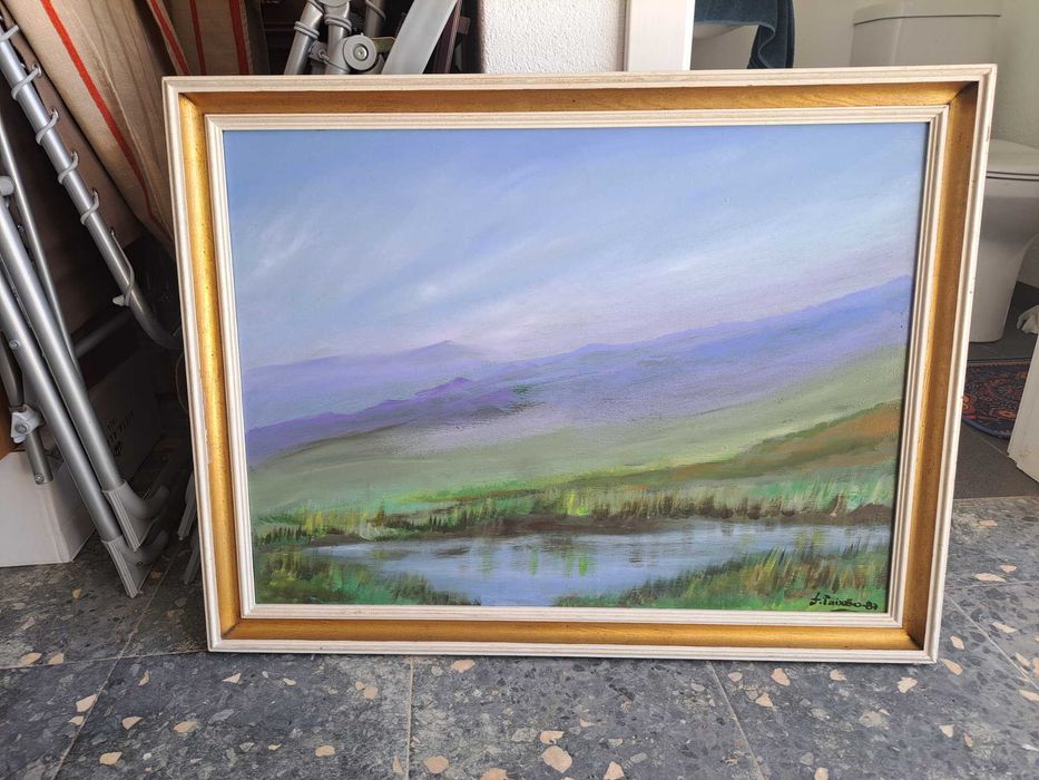 Game Board/Hand-Painted Canvas64285725463298123