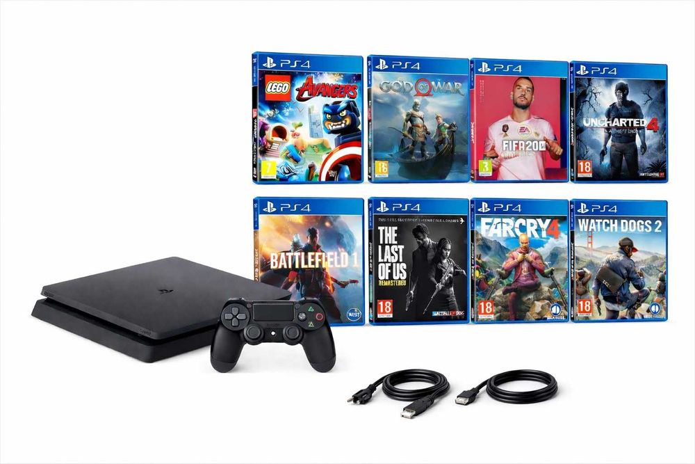 Konsola PS4 Slim + Gra Sklep Ursynów Warszawa 1 rok Gwarancja Aktualne