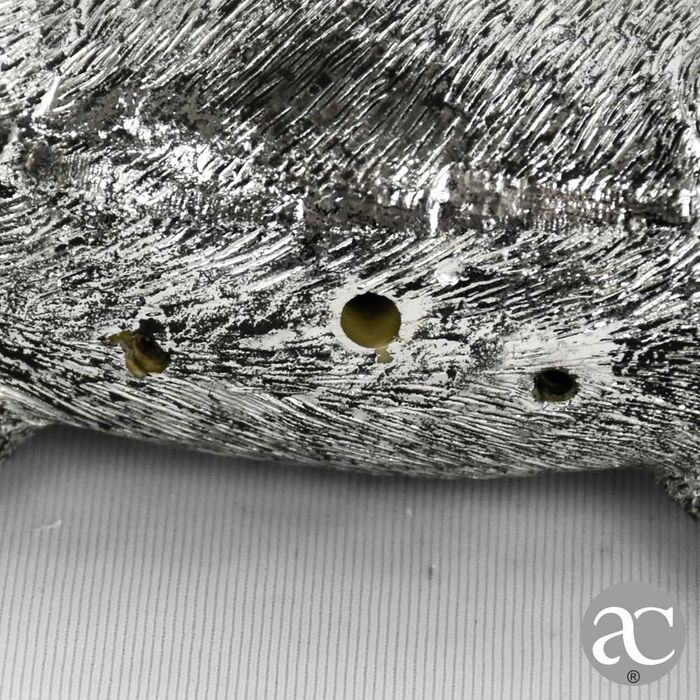 Figura de Corça em massa com banho de prata