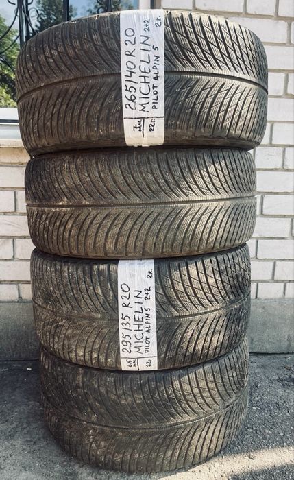 295 35 20 и 265 40 20 michelin pilot alpin 5 разноширокий комплект протектор 90/95%