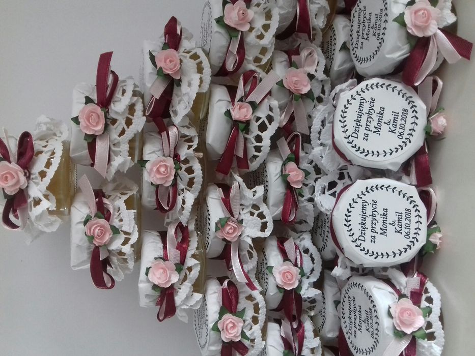 Upominki dla gości, wesele