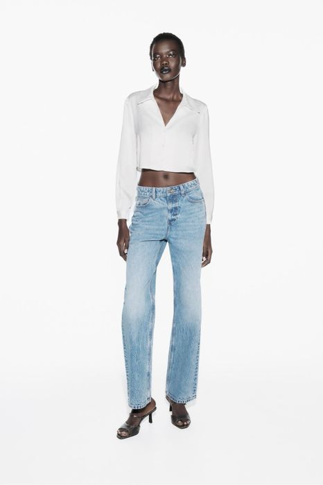 Сорочка Zara укорочена, нова